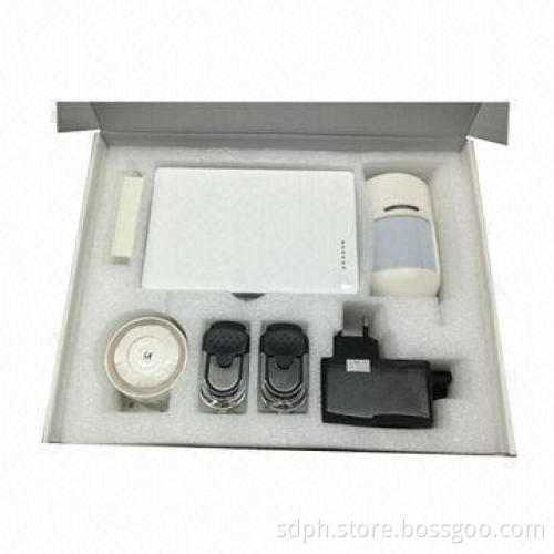 Intruder Home Alarm System Based GSM with Quad Band